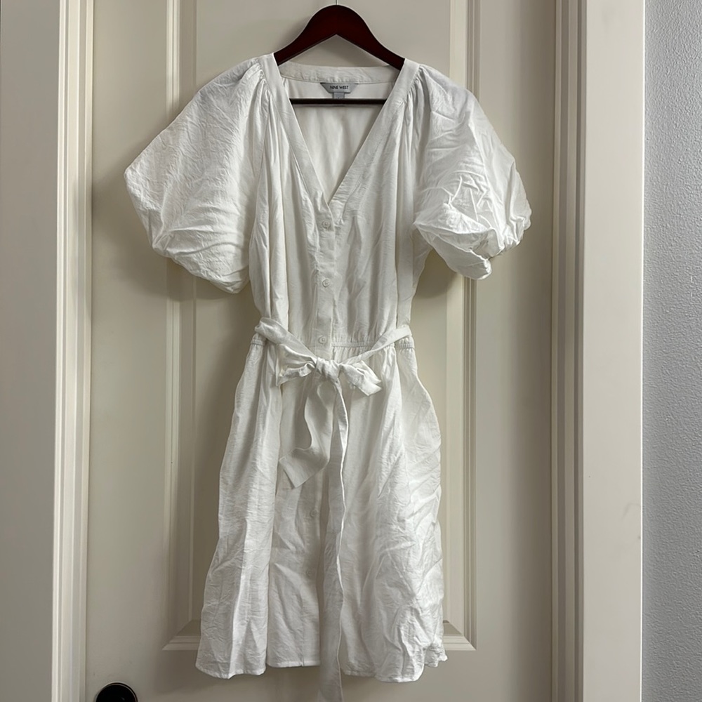 Nine West Summer Dress with tie, Large